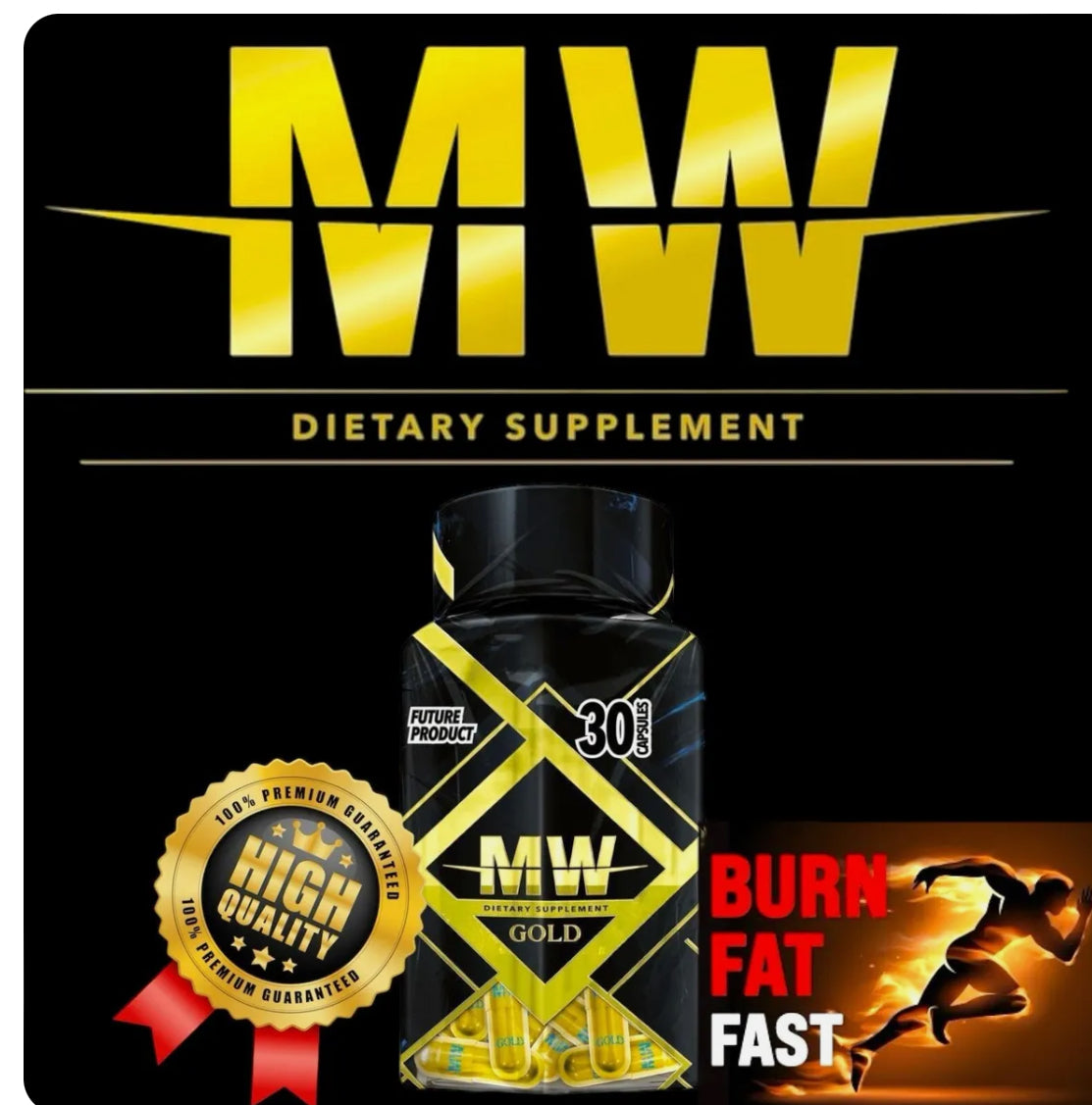 MW internation Gold Edition Premium Fat Burner Max Strength